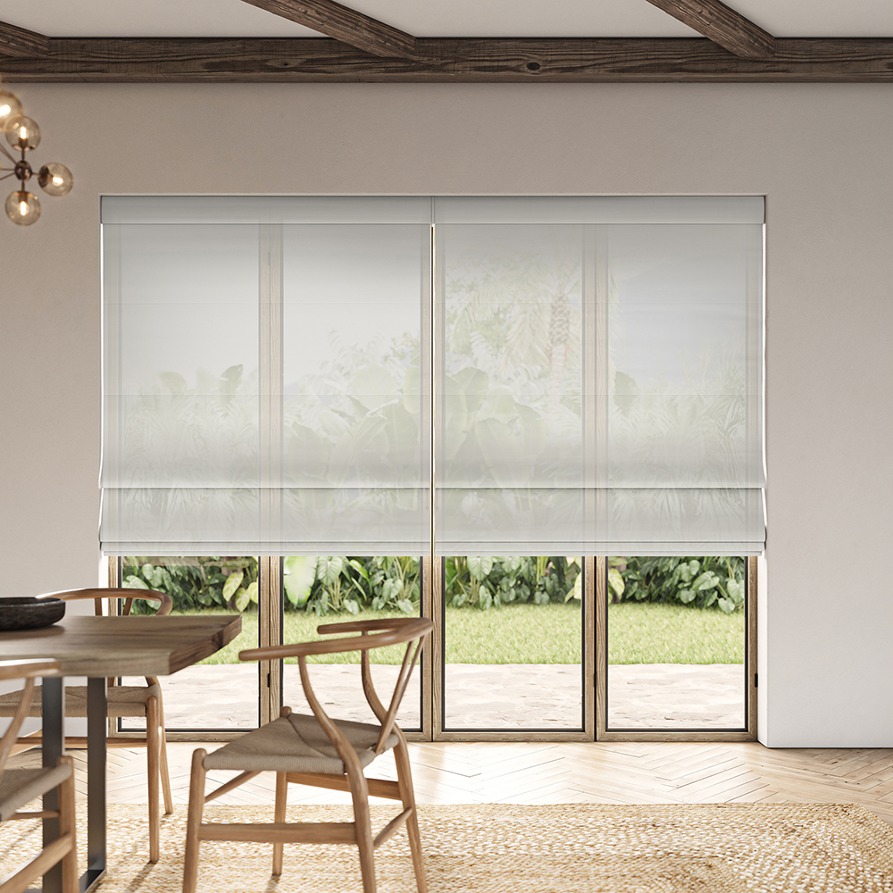 Blasket Silver Roman Blind