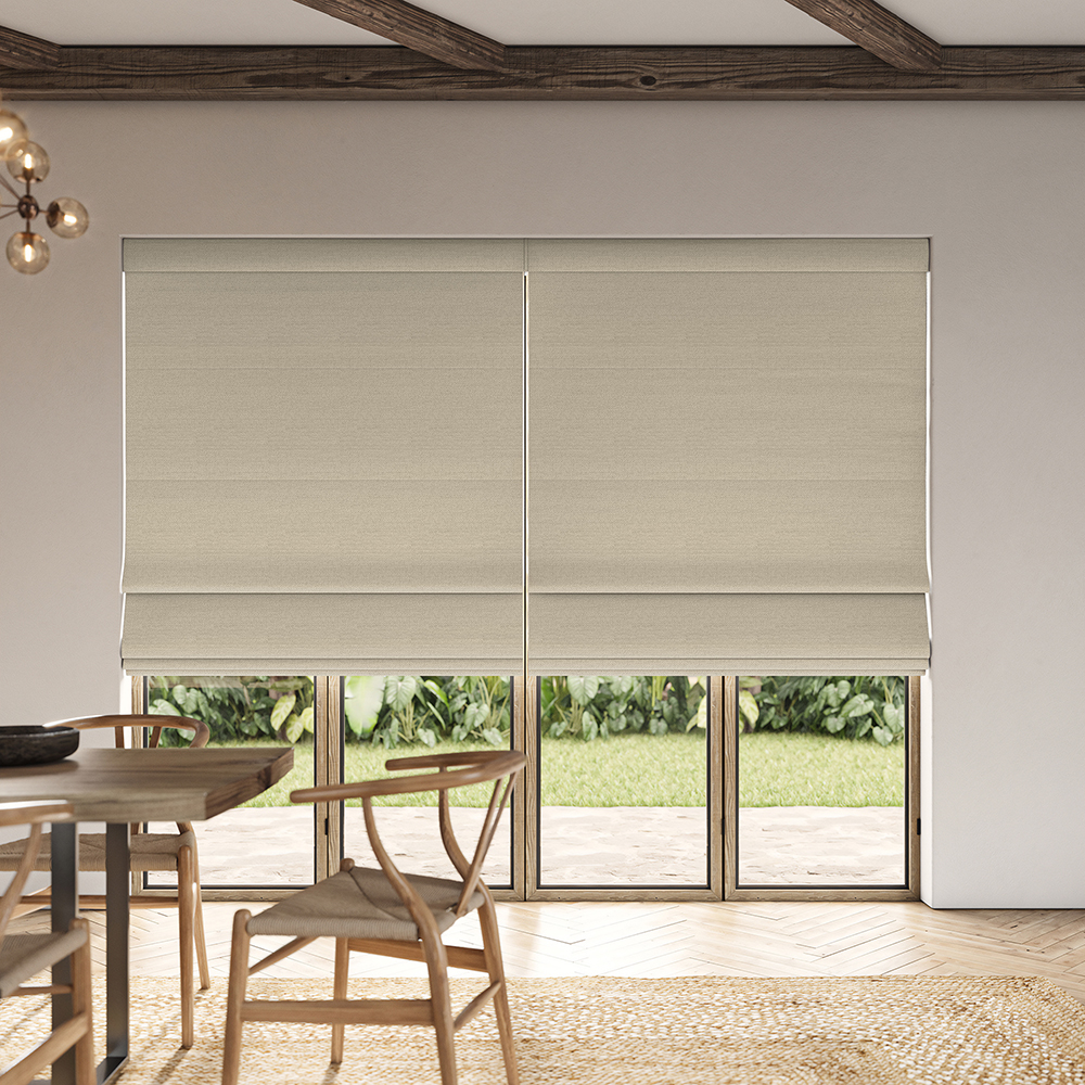 Penelope Oyster Roman Blind
