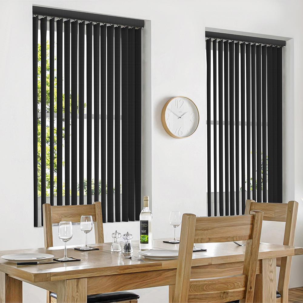 Camilla Black Vertical Blind