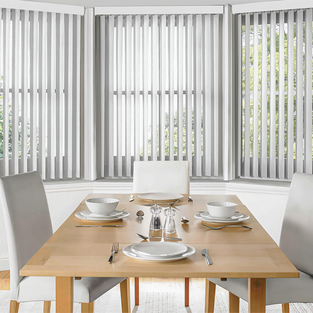 Anish White Vertical Blind