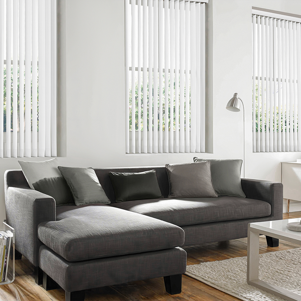 Lewis White Vertical Blind