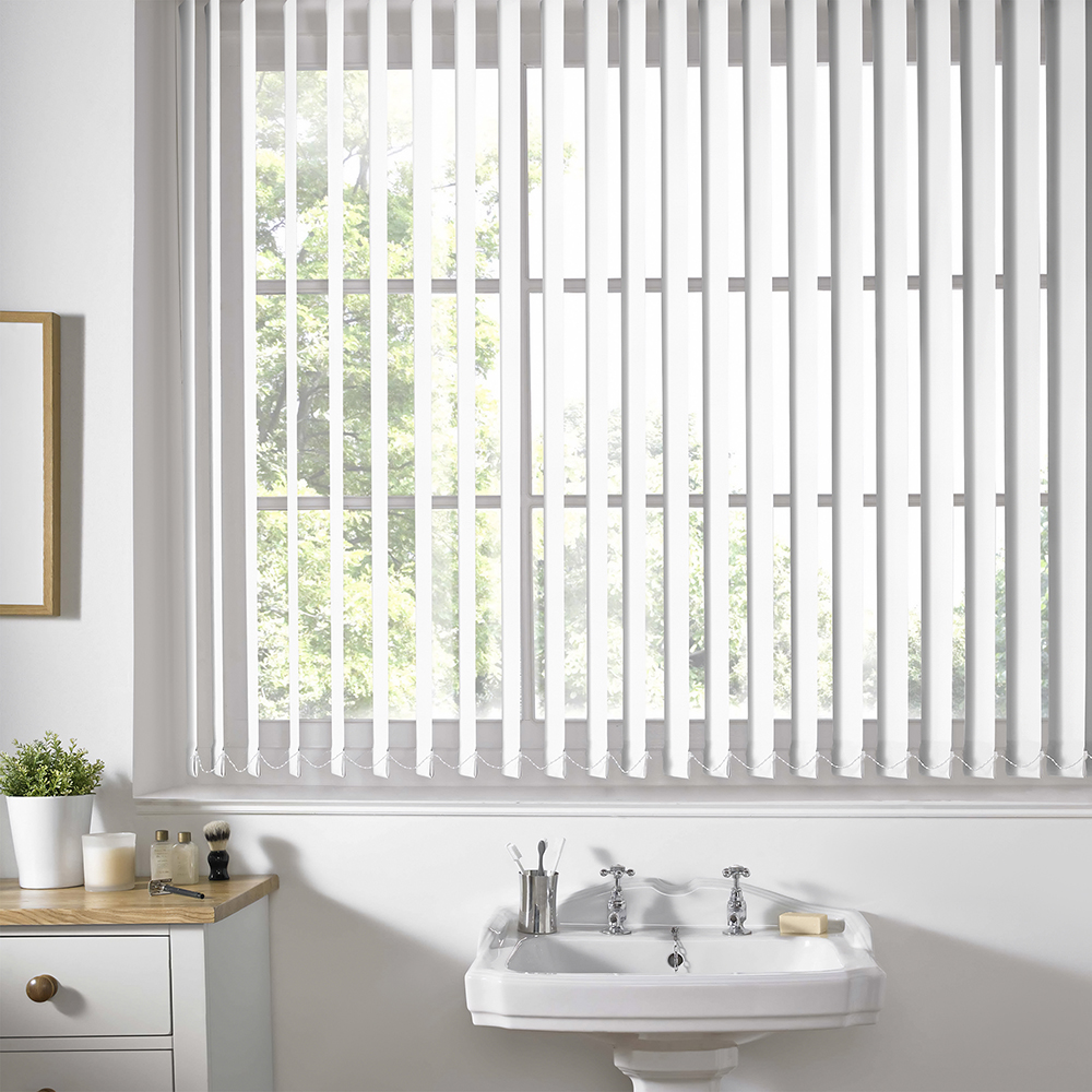 Shipley White Vertical Blind