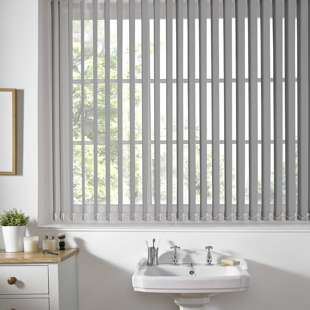 Shipley Light Grey Vertical Blind