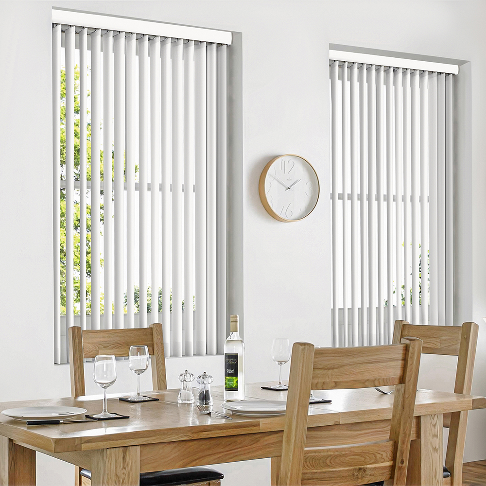 Maya Snow Vertical Blind