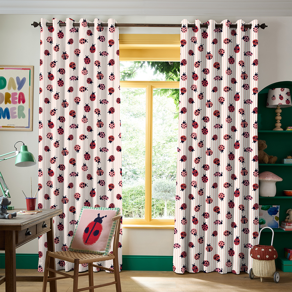 Little Ladybirds Poppy Curtains