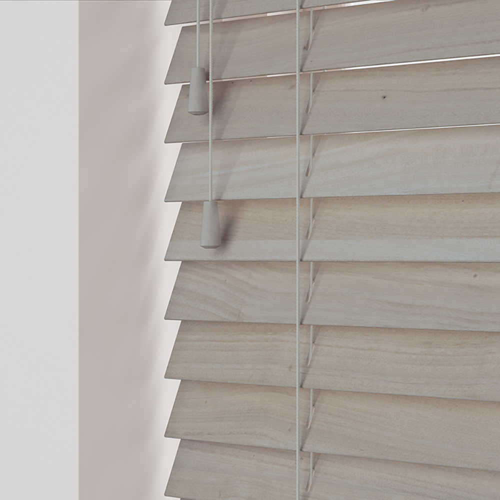 Mushroom Wood Venetian Blind