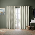 Oscar Stripe Sage Curtains
