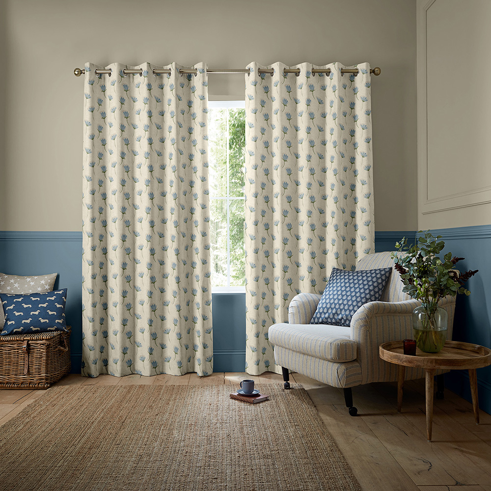 Cornflower Blue Curtains