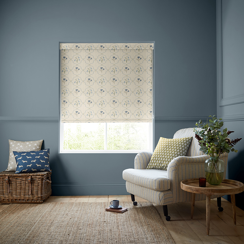 Margot Steel Blue Roller Blind