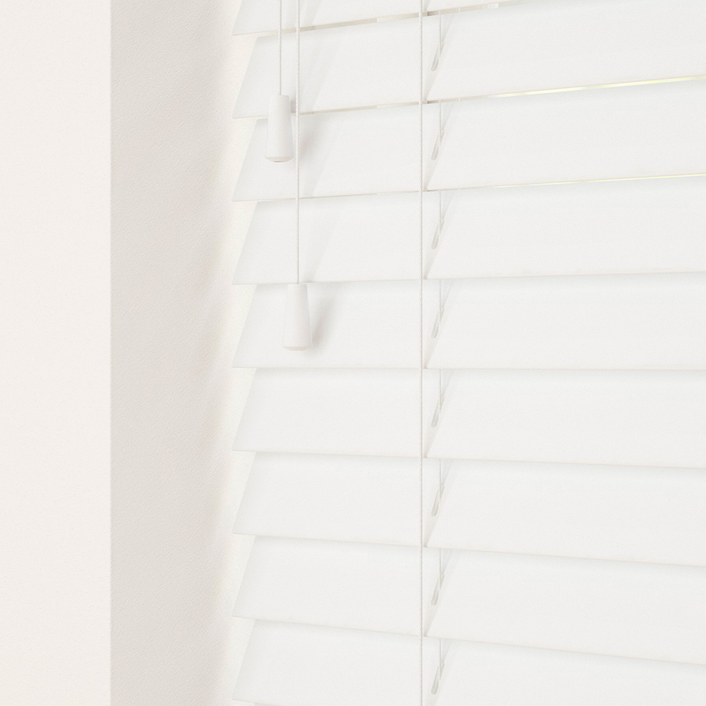 Chalk Faux Wood Venetian Blind