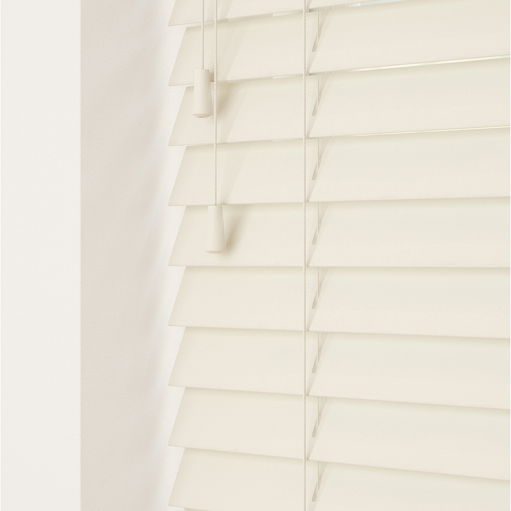 Ivory Faux Wood Venetian Blind