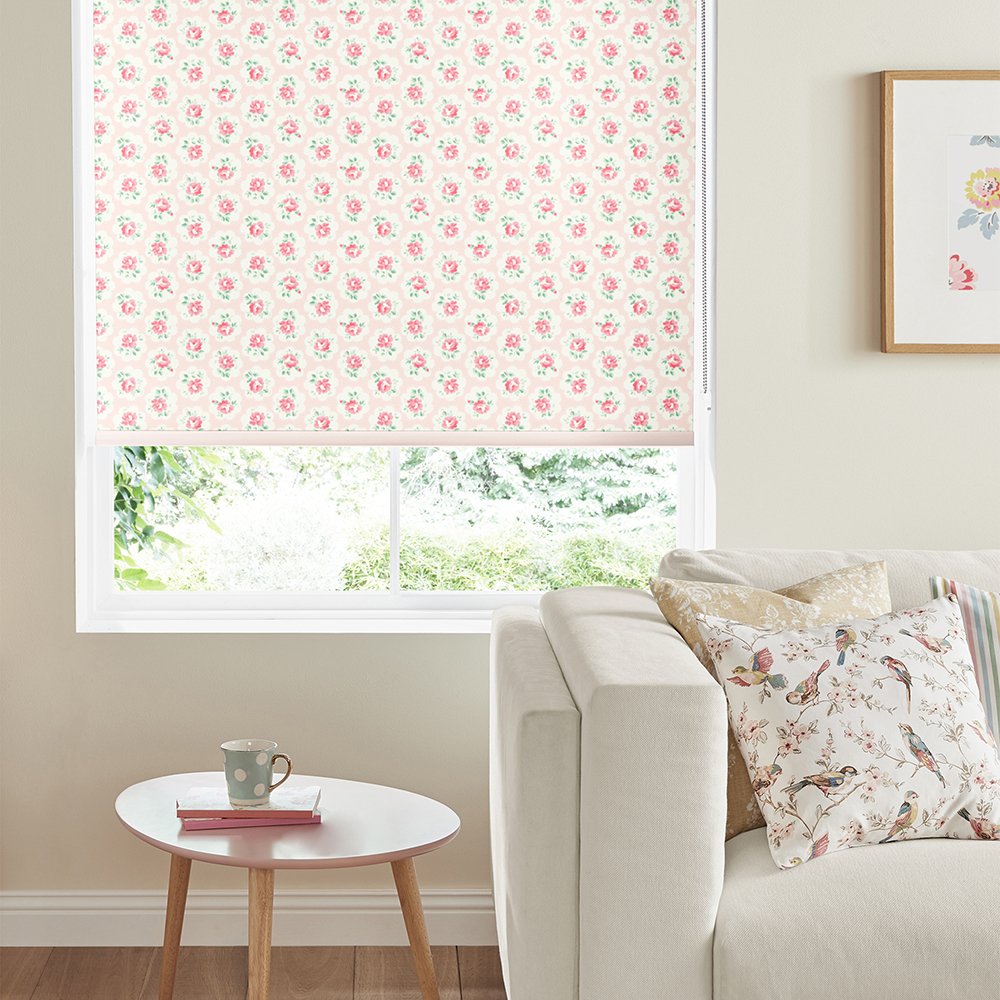 Provence Rose Pink Roller Blind
