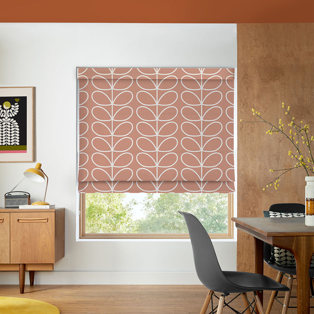 Jumbo Linear Stem Bubblegum Roman Blind