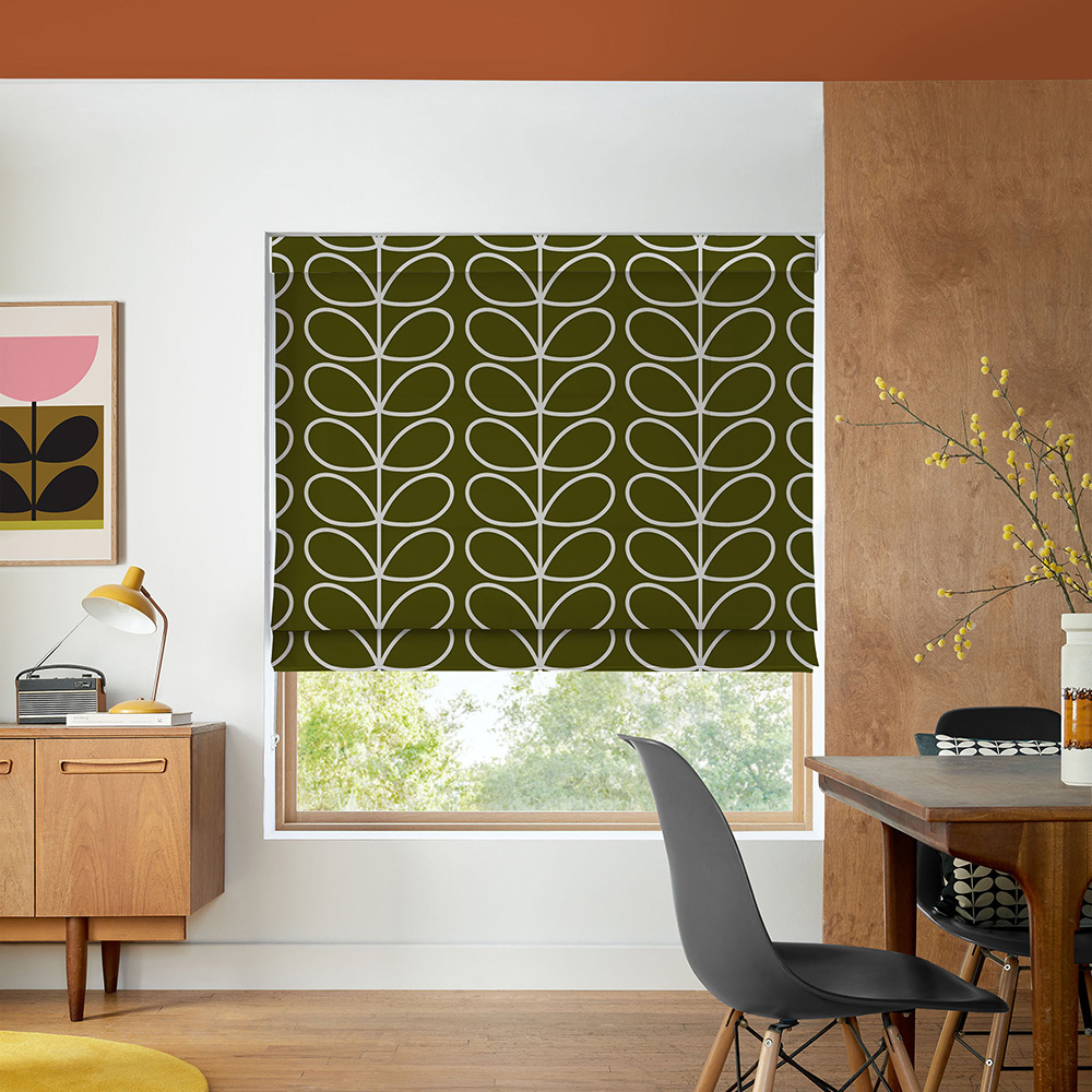 Jumbo Linear Stem Kelp Roman Blind