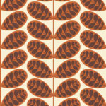 Botanica Stem Red Curtains