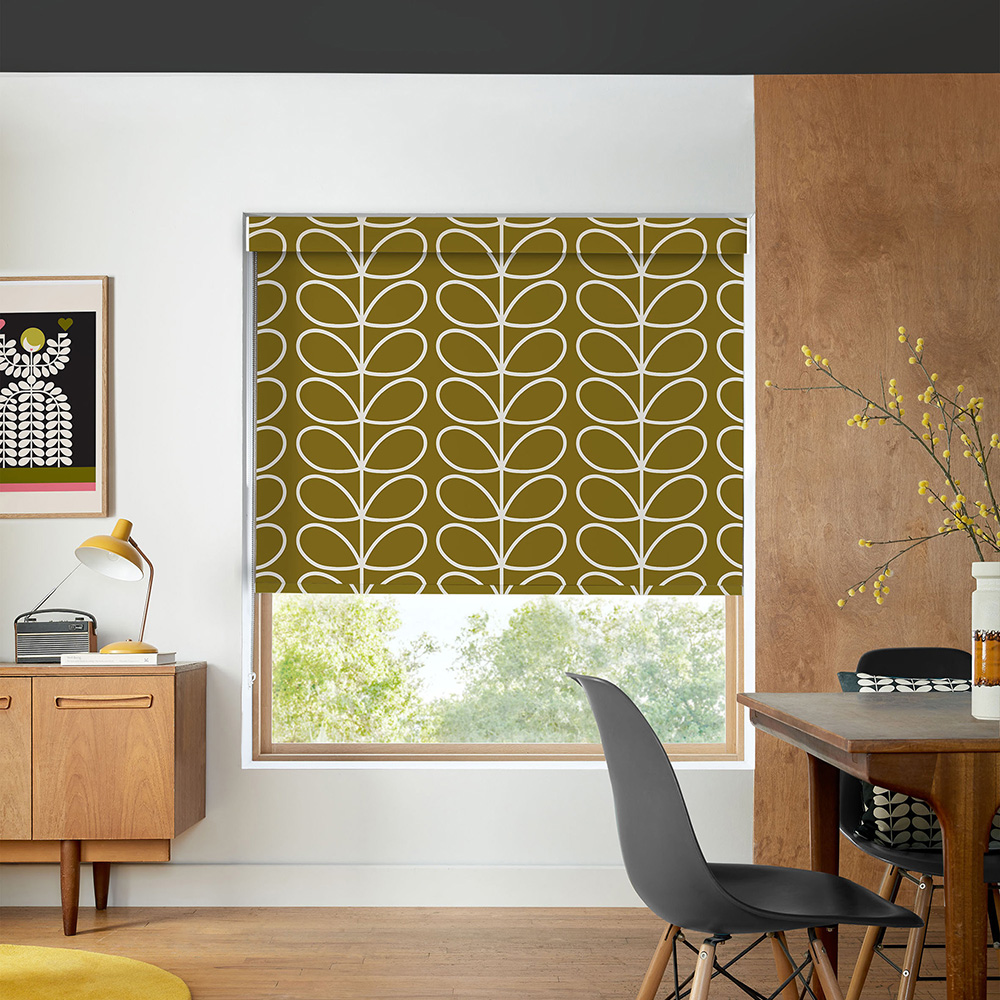 Jumbo Linear Stem Seagrass Roller Blind