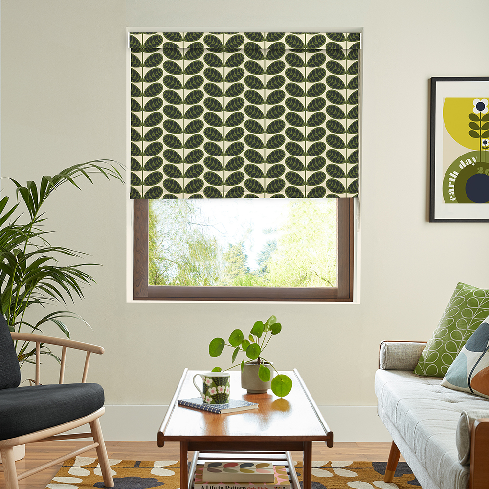 Botanica Stem Green Roller Blind