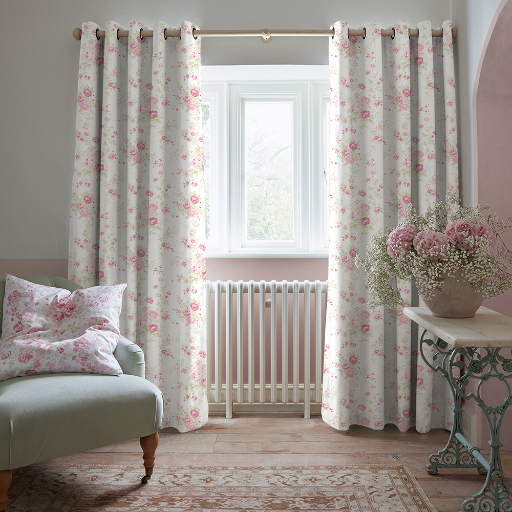 Wildflower Rose Curtains