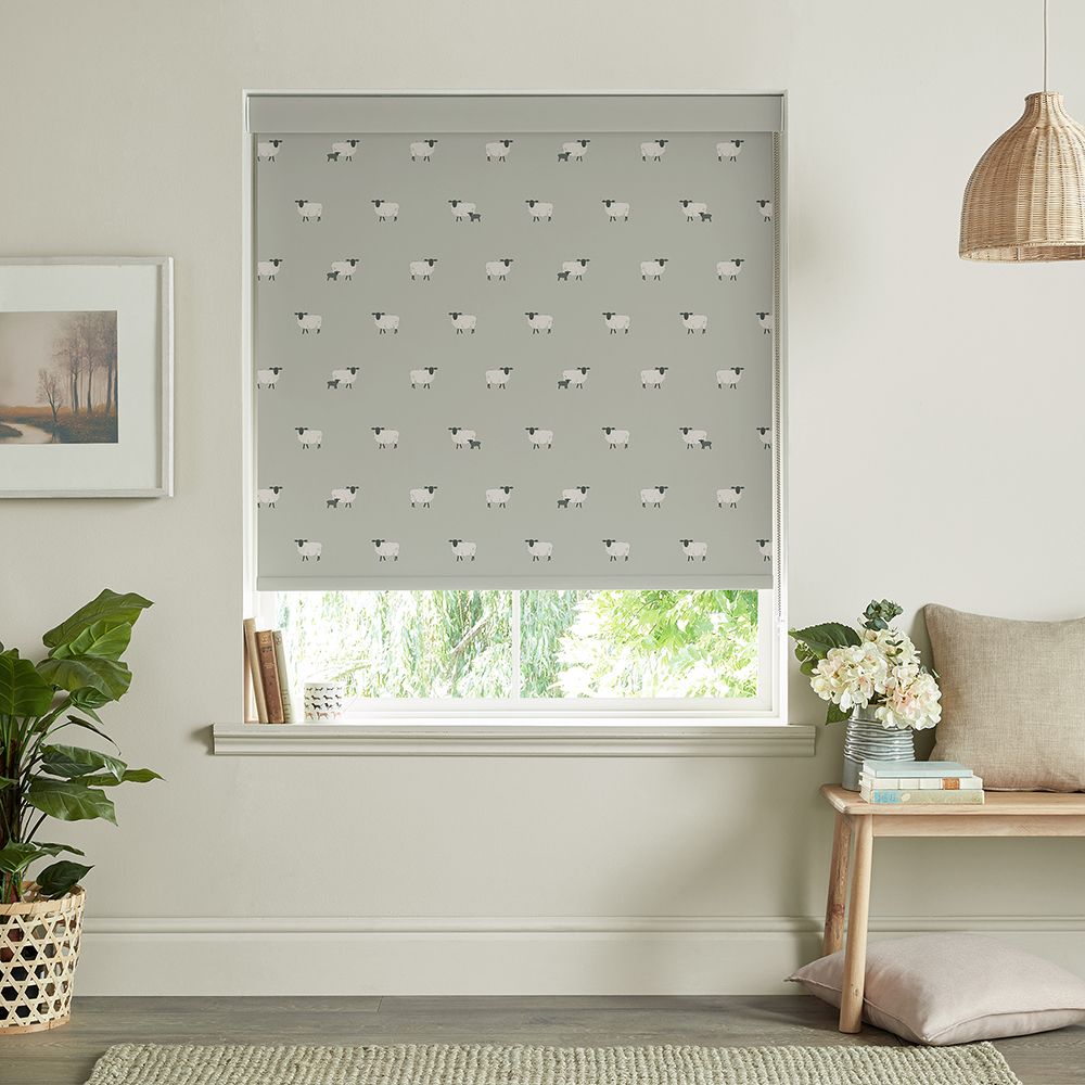 Sheep Pebble Roller Blind