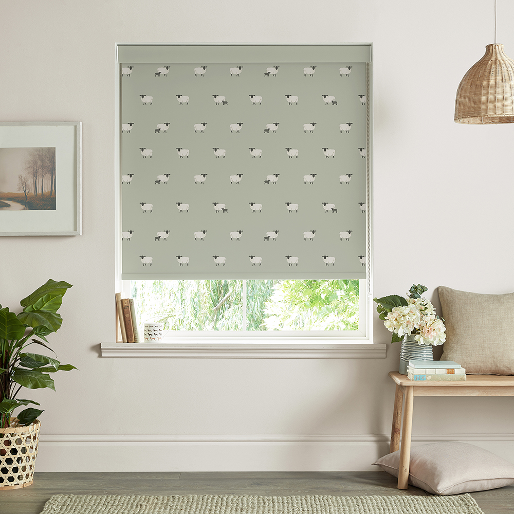 Sheep Sage Roller Blind