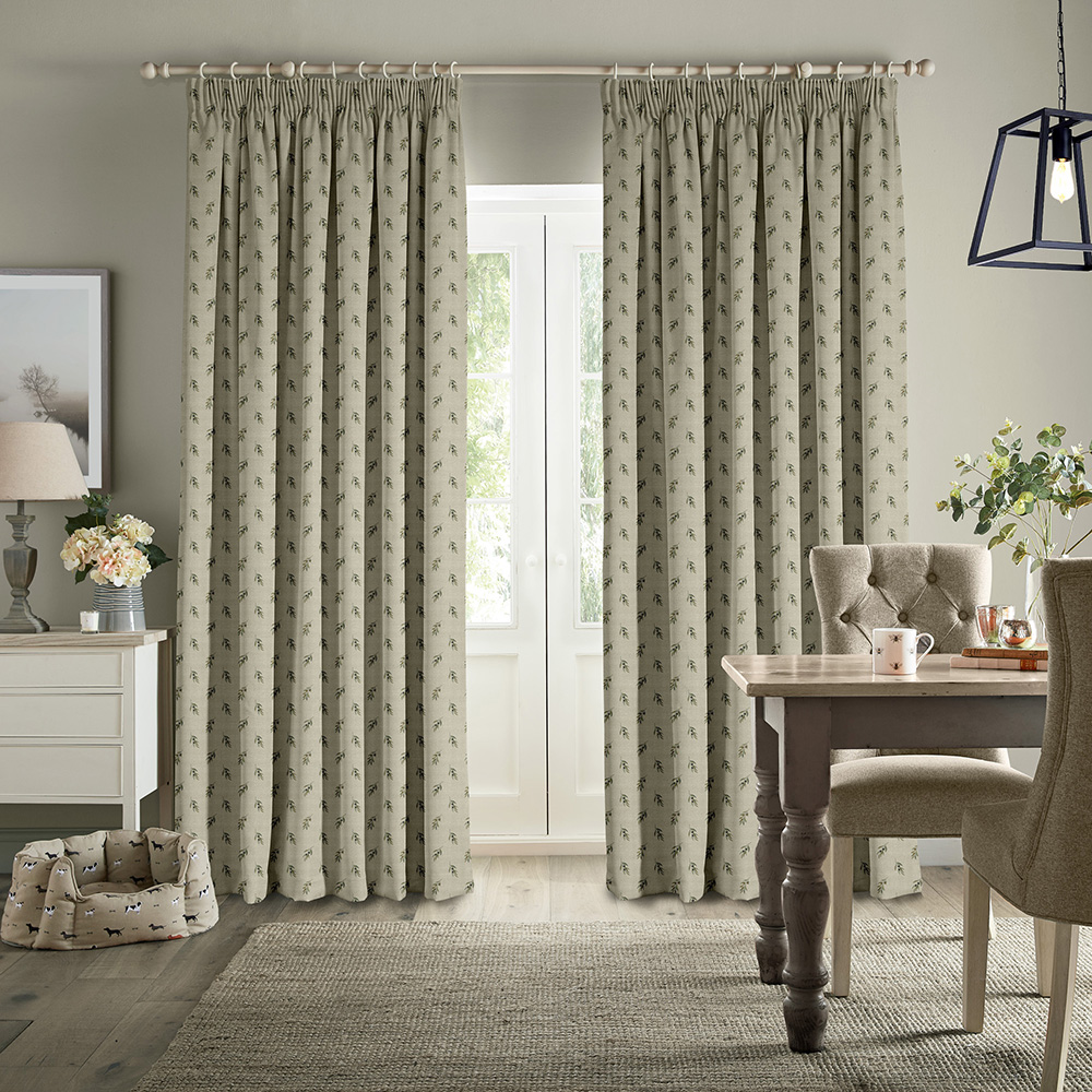 Olive Linen Curtains