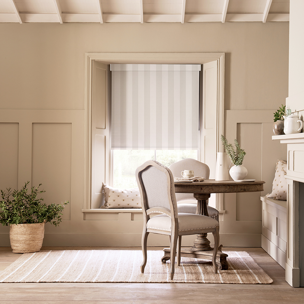 Witham Stripe Off White Roller Blind