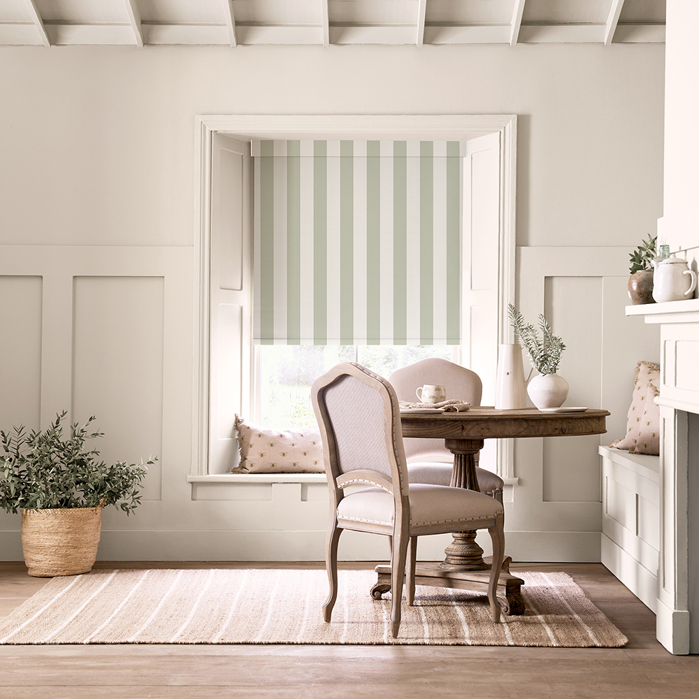 Witham Stripe Sage Roller Blind