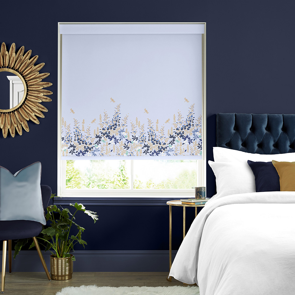 Wisteria Pale Blue Roller Blind