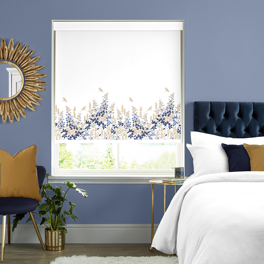 Wisteria White Roller Blind