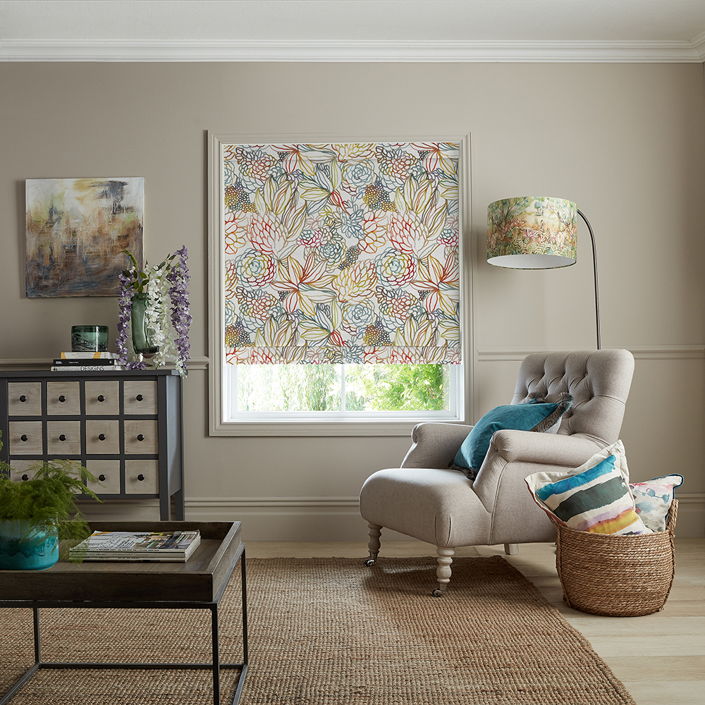Althorp Cinnamon Roman Blind