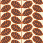 Botanica Stem Red Roller Blind