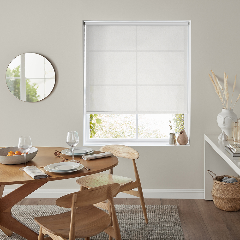 Astin Texture 5% White Roller Blind