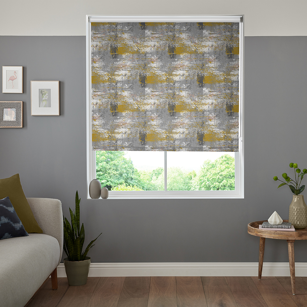 Wild Gold Roller Blind
