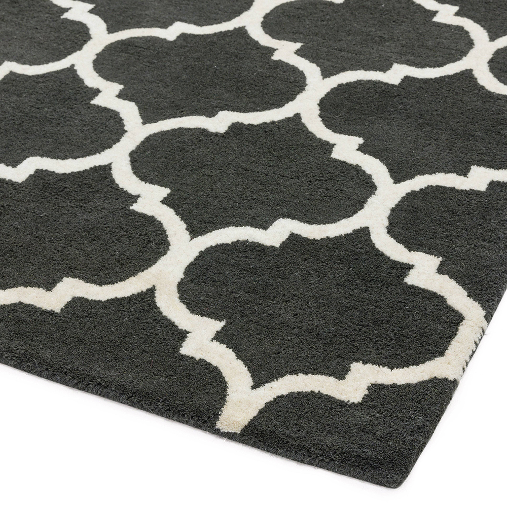 Albany Ogee Charcoal Rug