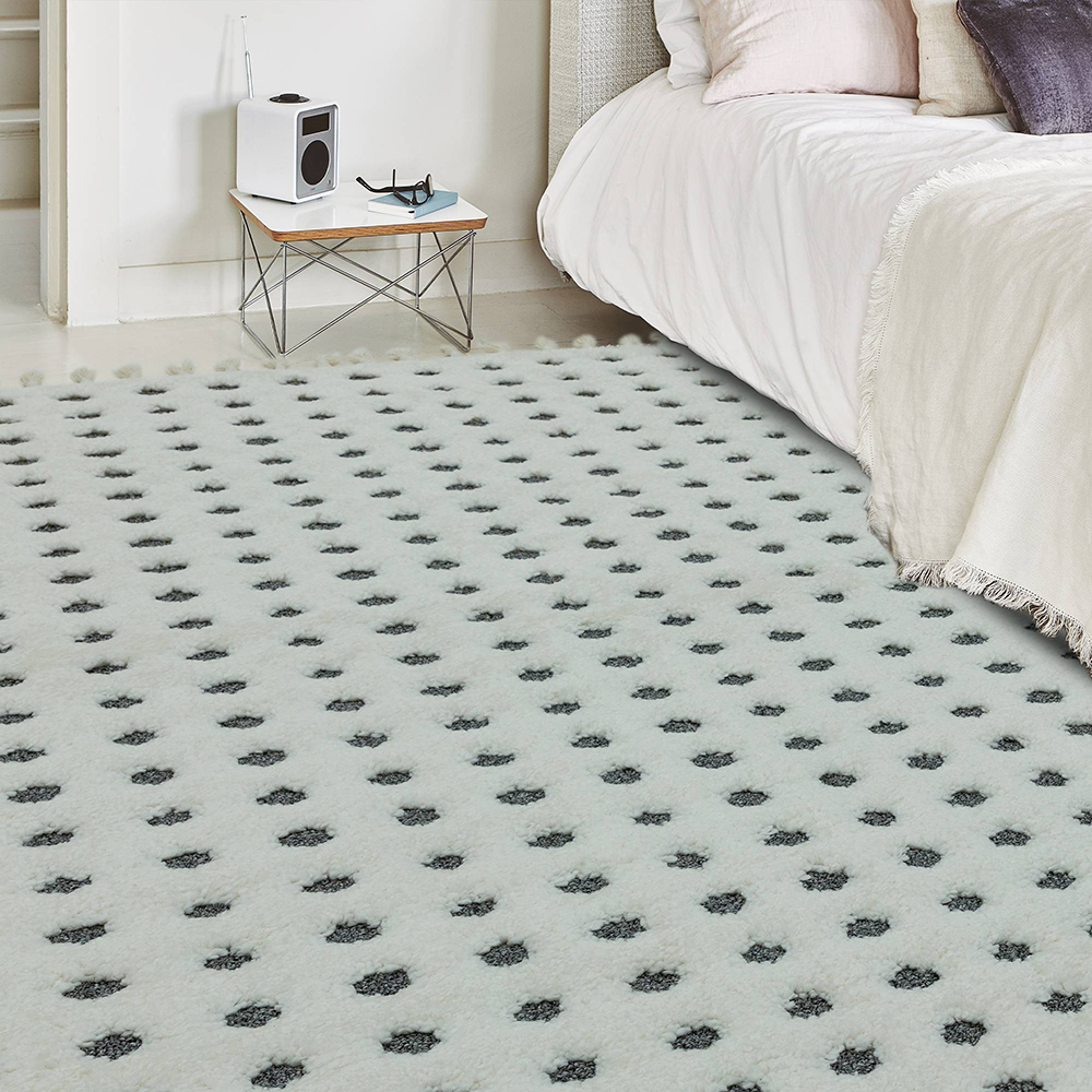 Ariana Dotty Grey Rug