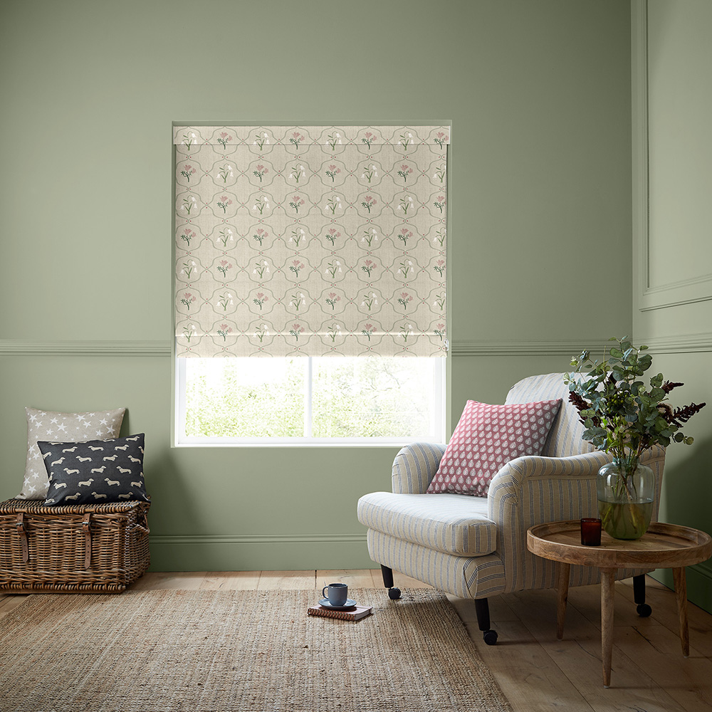 Margot Rose Roman Blind