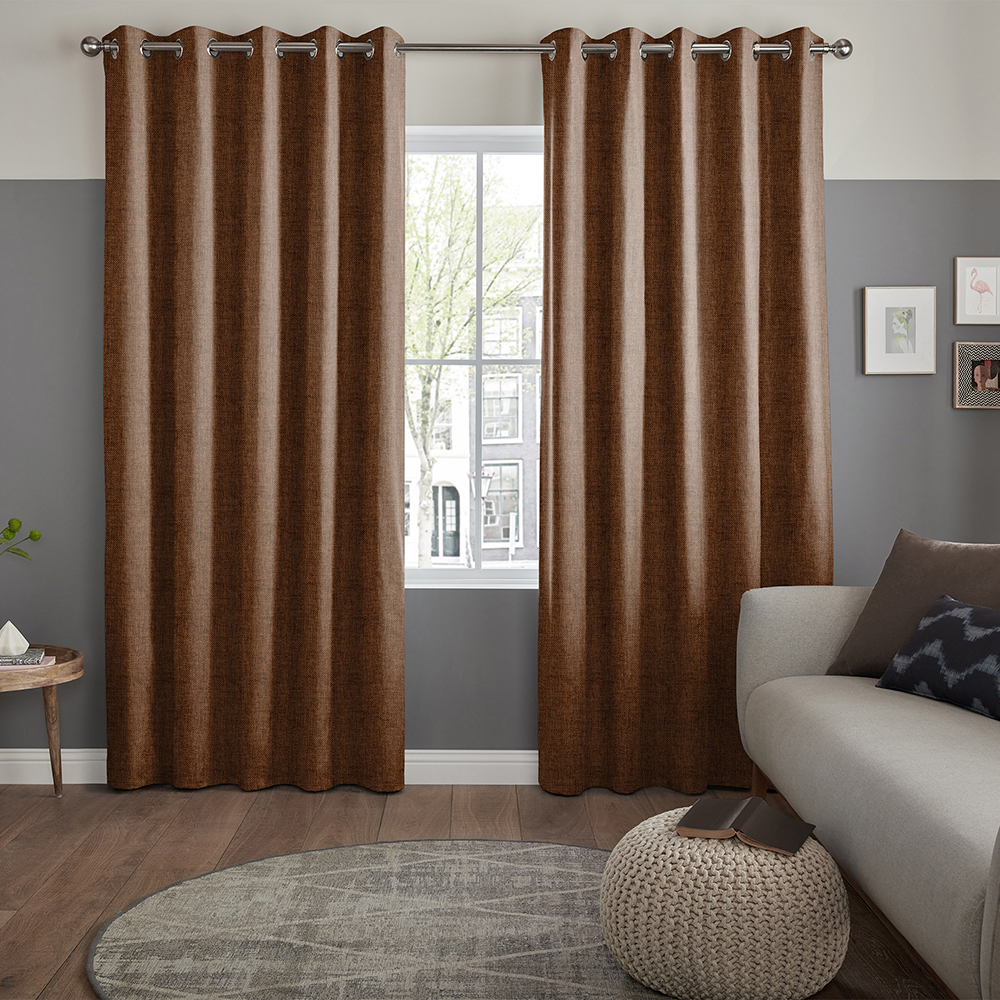 Clara Terracotta Curtains