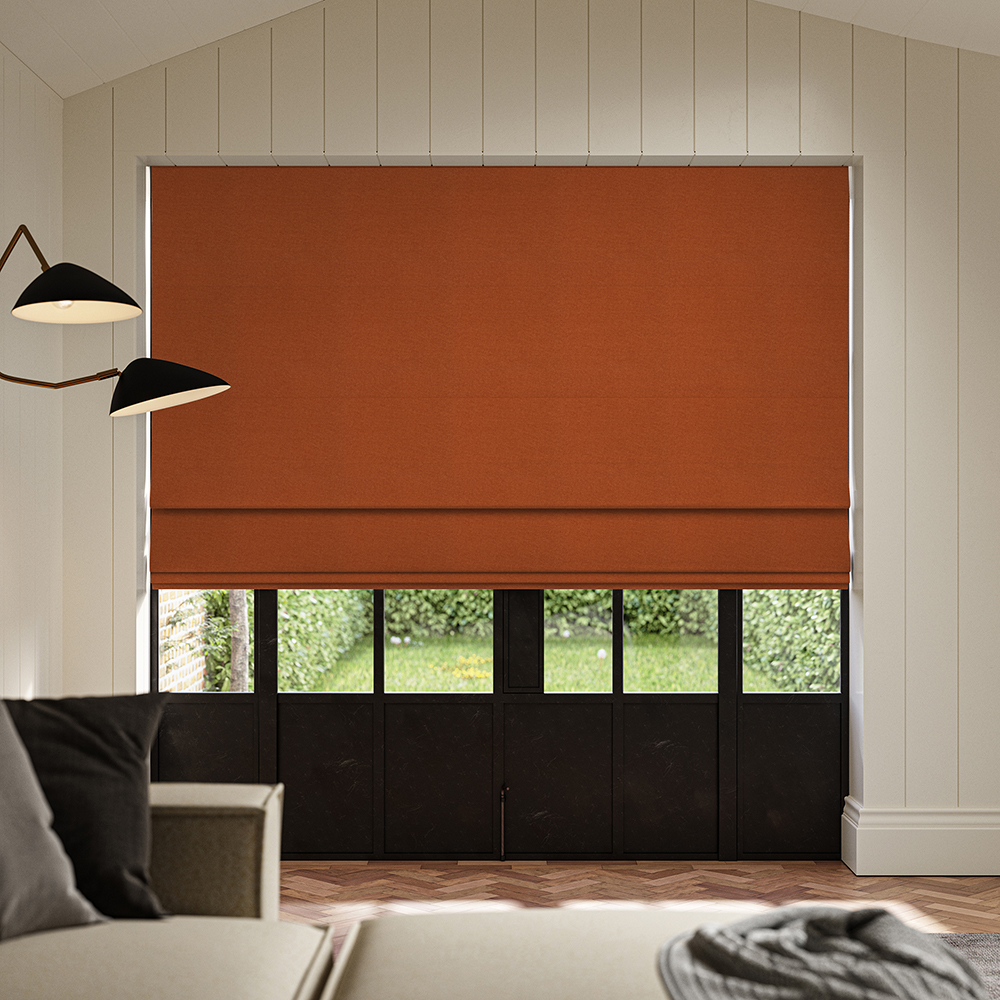 Frida Rust Roman Blind