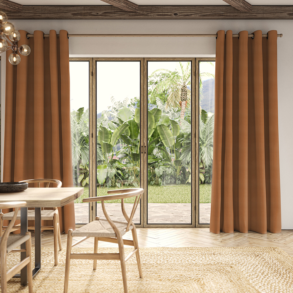 Collier Rust Curtains