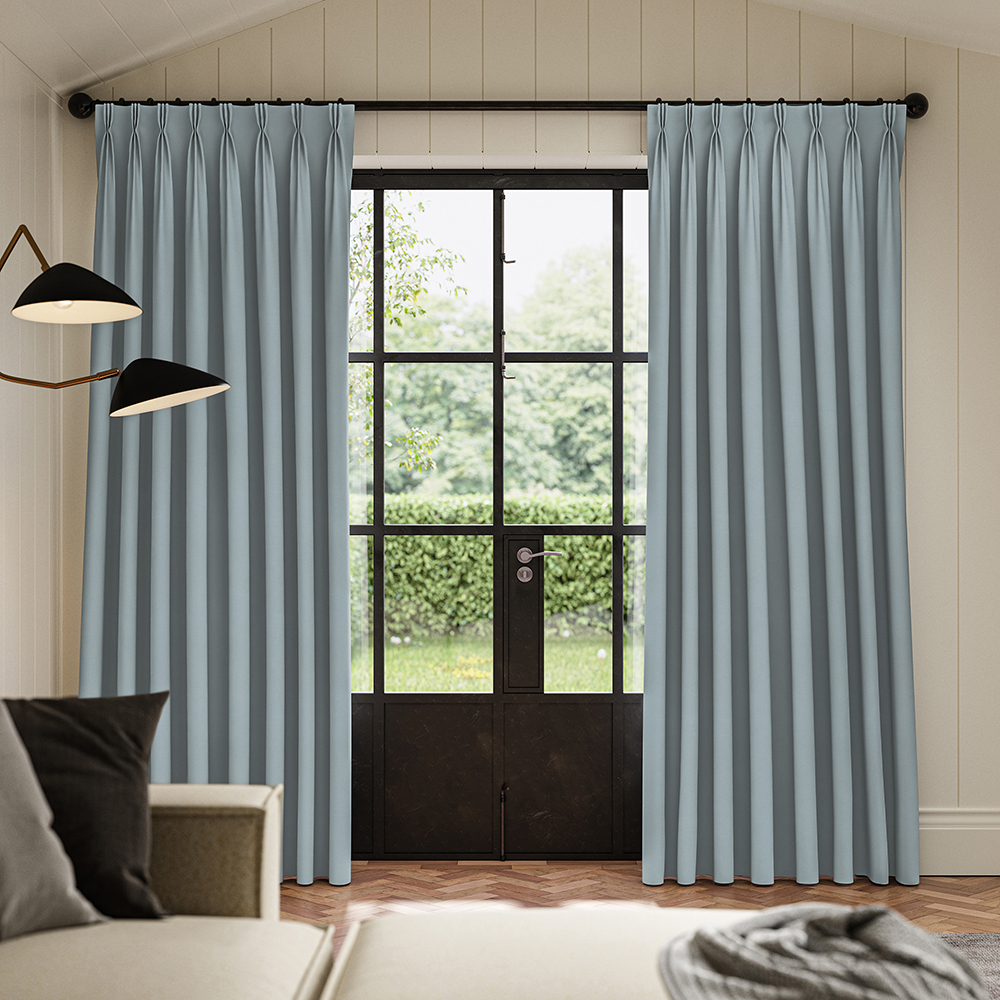 Collier China Blue Curtains