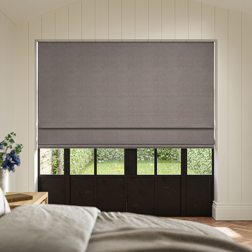 Gardner Charcoal Roman Blind