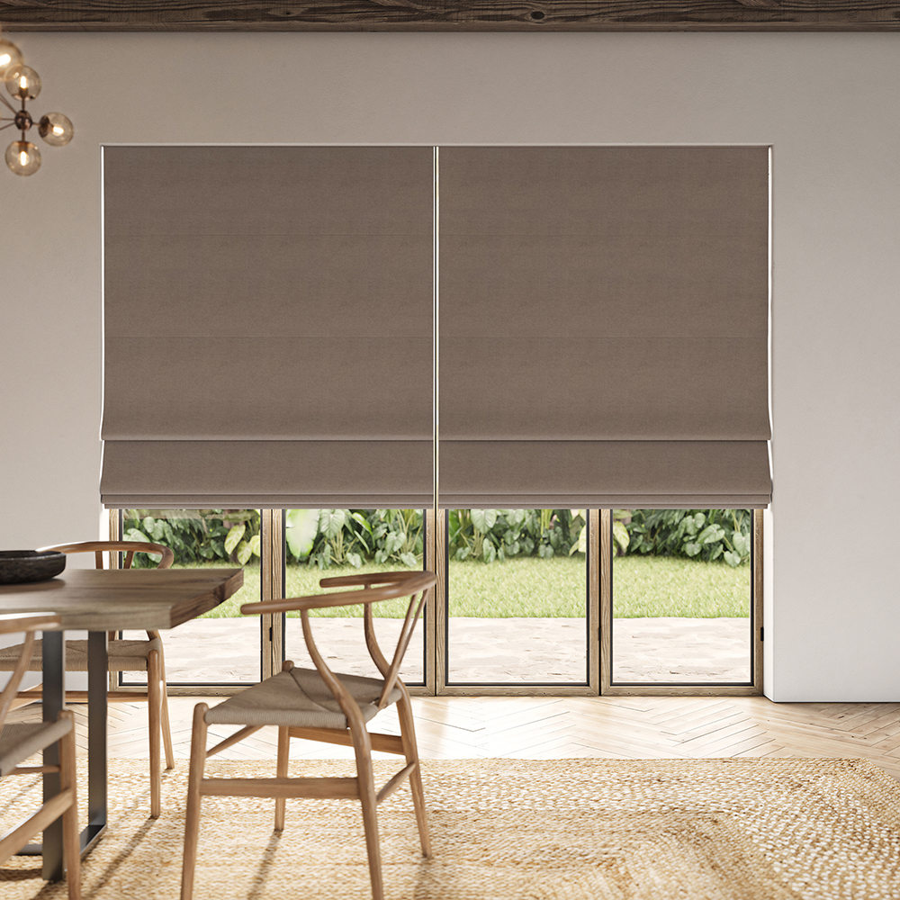 Gardner Parchment Roman Blind