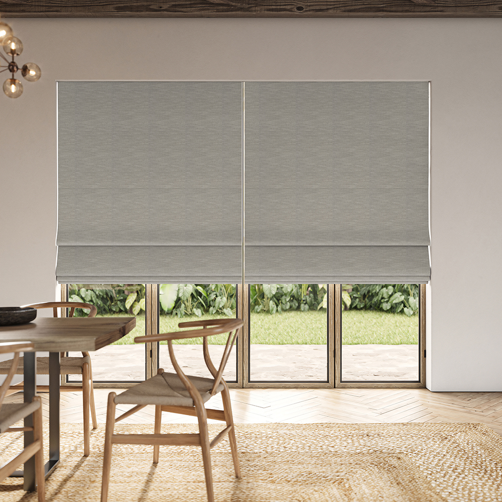 Curtis Mist Roman Blind